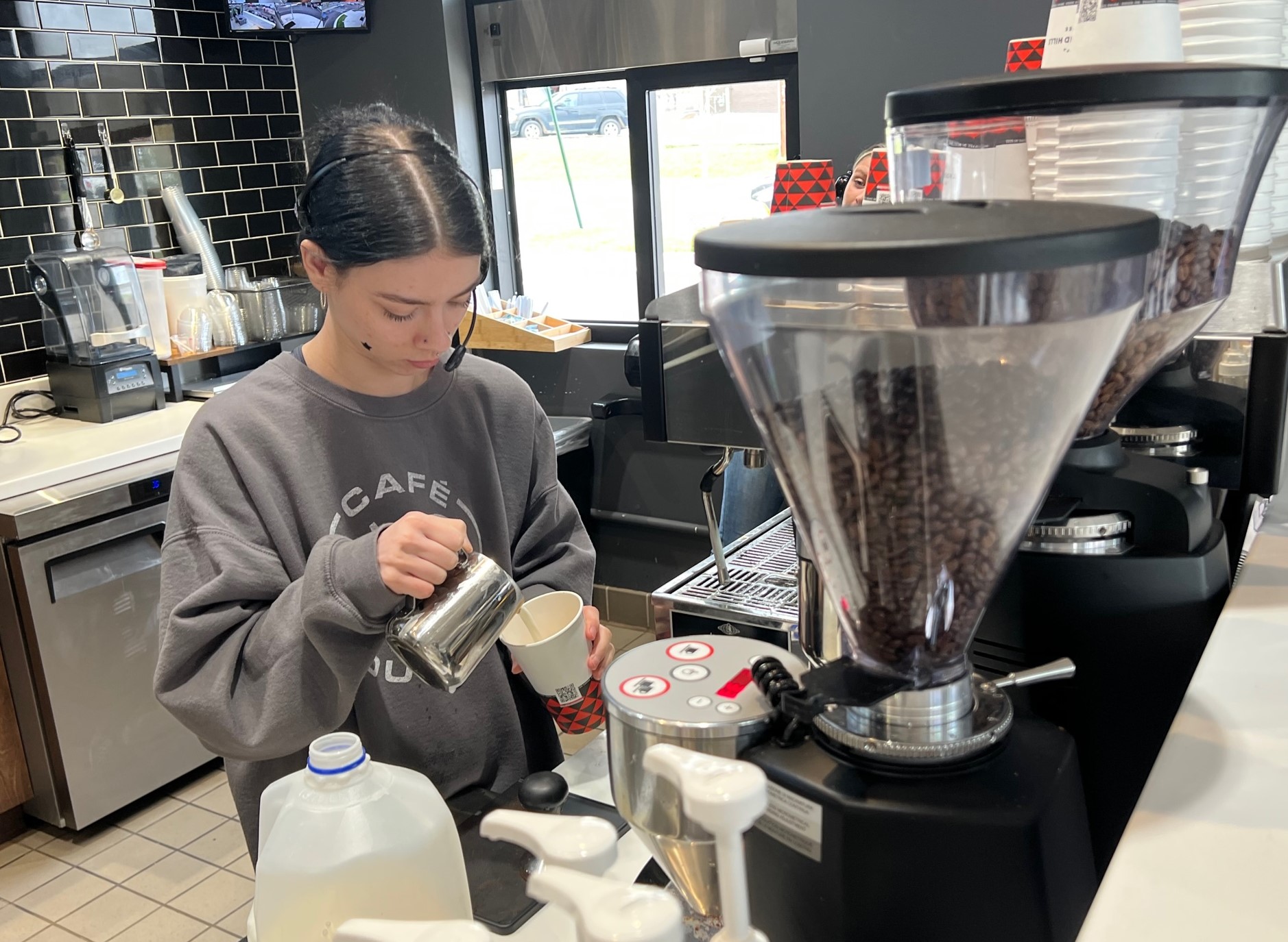 Coffee with a side of frozen custard at Café Dulce Augusta Good News