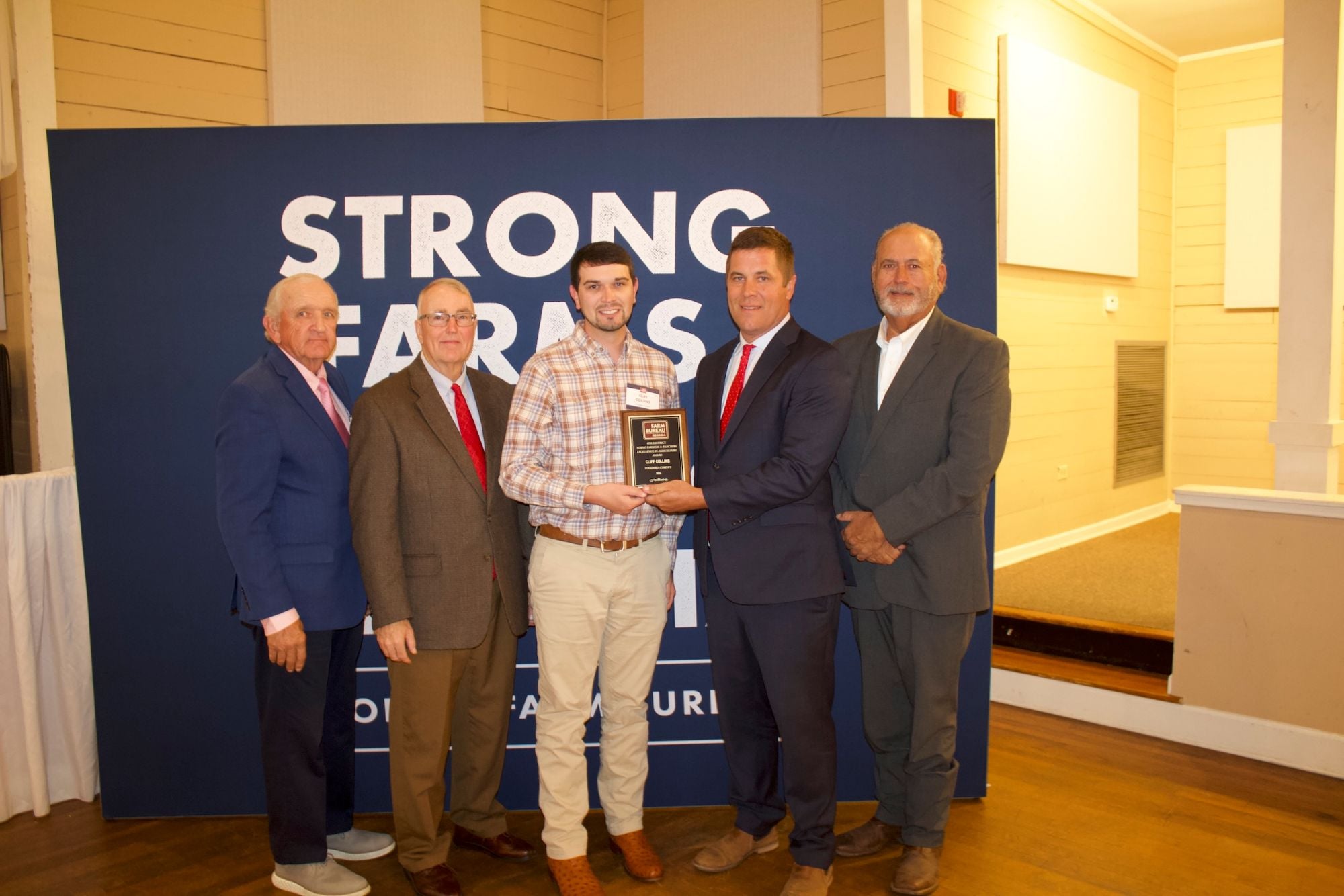 Columbia County Farm Bureau Leader Cliff Collins Wins District Award